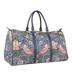 Дорожная сумка для женщин Signare Strawberry Thief Blue цена и информация | Чемоданы, дорожные сумки | 220.lv