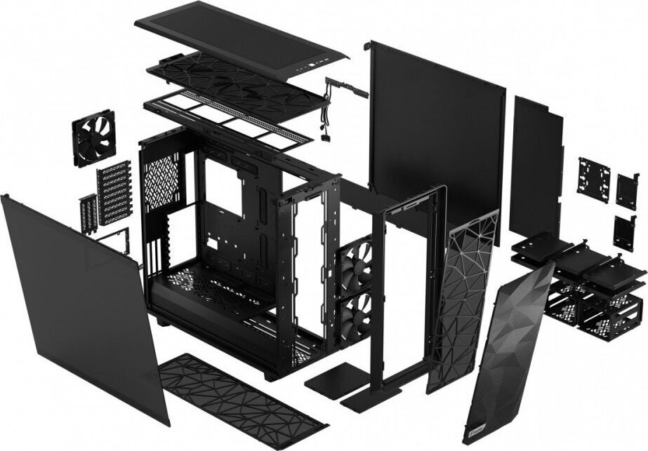 Fractal Design FD-C-MES2X-01 цена и информация | Datoru korpusi | 220.lv