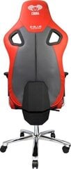 Spēļu krēsls E-Blue Cobra II, pelēks/ sarkans цена и информация | Офисные кресла | 220.lv