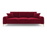 Четырехместный диван Mazzini Sofas Madara, красный/золотистый