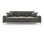 Четырехместный диван Mazzini Sofas Madara, серый/золотистый