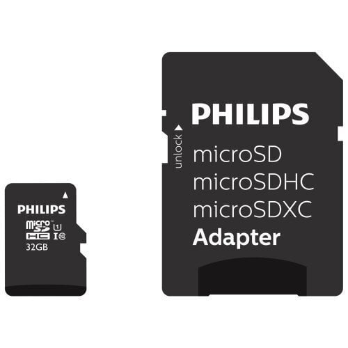 PhilipsFM32MP45B/10microSD32GB(+SDadapteris)