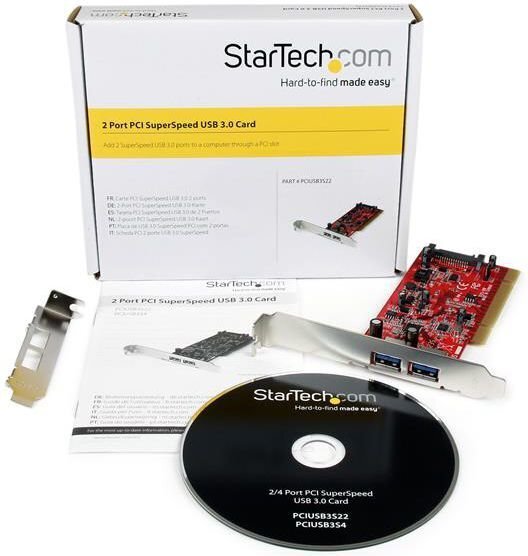 Adapteris StarTech PCIUSB3S22 USB 3.0, SATA цена и информация | Adapteri un USB centrmezgli | 220.lv