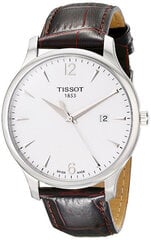 Женские часы Tissot T-Classic T-Tradition T063.610.16.037.00, цвет коричневый/серебристый цена и информация | Женские часы | 220.lv