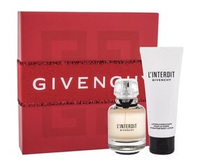 Komplekts Givenchy L'interdit: EDP sievietēm 50 ml + ķermeņa losjons 75 ml cena un informācija | Sieviešu smaržas | 220.lv
