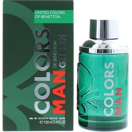 Tualetes ūdens Benetton Colors Green Man EDT vīriešiem 100 ml cena un informācija | Vīriešu smaržas | 220.lv