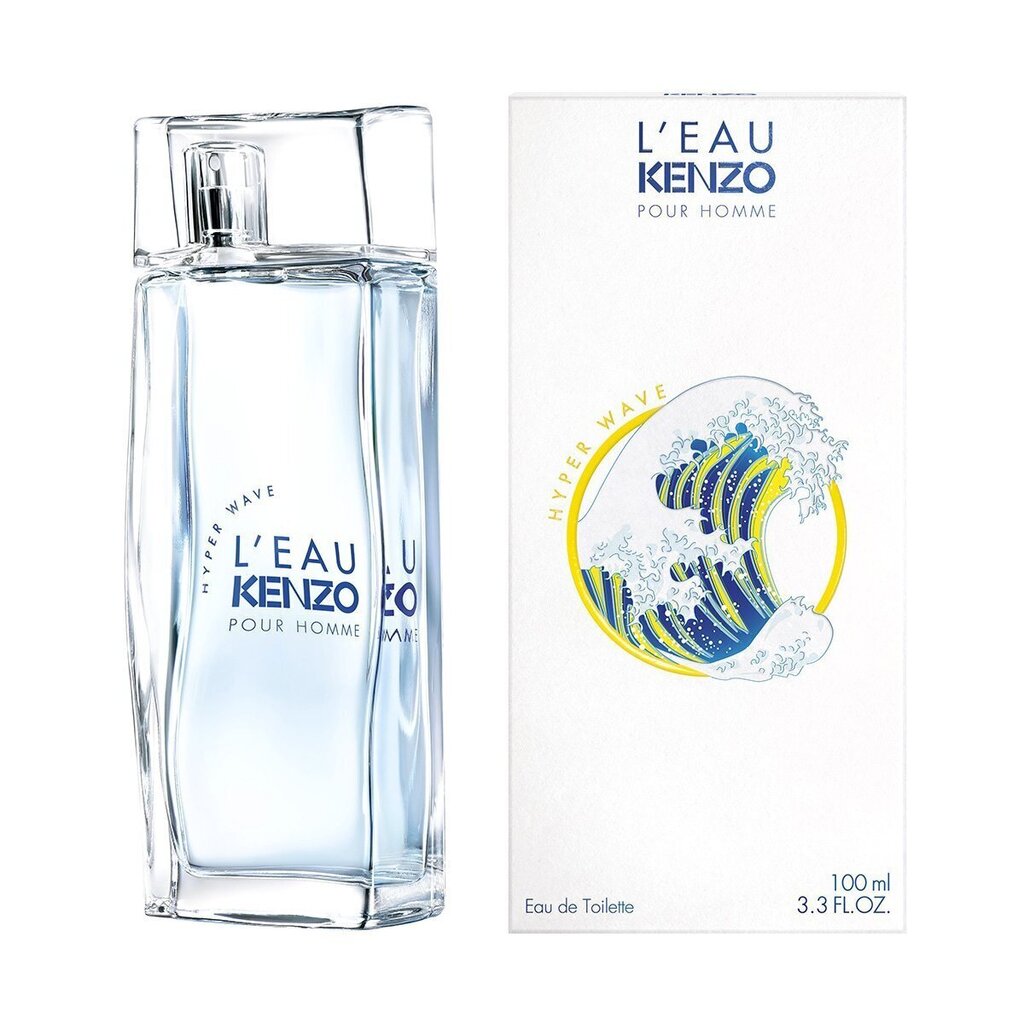 Tualetes ūdens Kenzo L'Eau Homme Hyper Wave EDT vīriešiem 100 ml цена и информация | Vīriešu smaržas | 220.lv