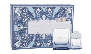 Komplekts vīriešiem Bvlgari Glacial Essence: EDP vīriešiem 100 ml + EDP vīriešiem 15 ml cena un informācija | Vīriešu smaržas | 220.lv