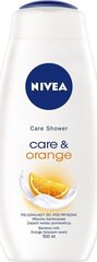 Dušas želeja Nivea Care & Orange, 500ml cena un informācija | Dušas želejas, eļļas | 220.lv