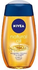 Mazgāšanas eļļa Nivea Natural Oil, 200ml cena un informācija | Dušas želejas, eļļas | 220.lv