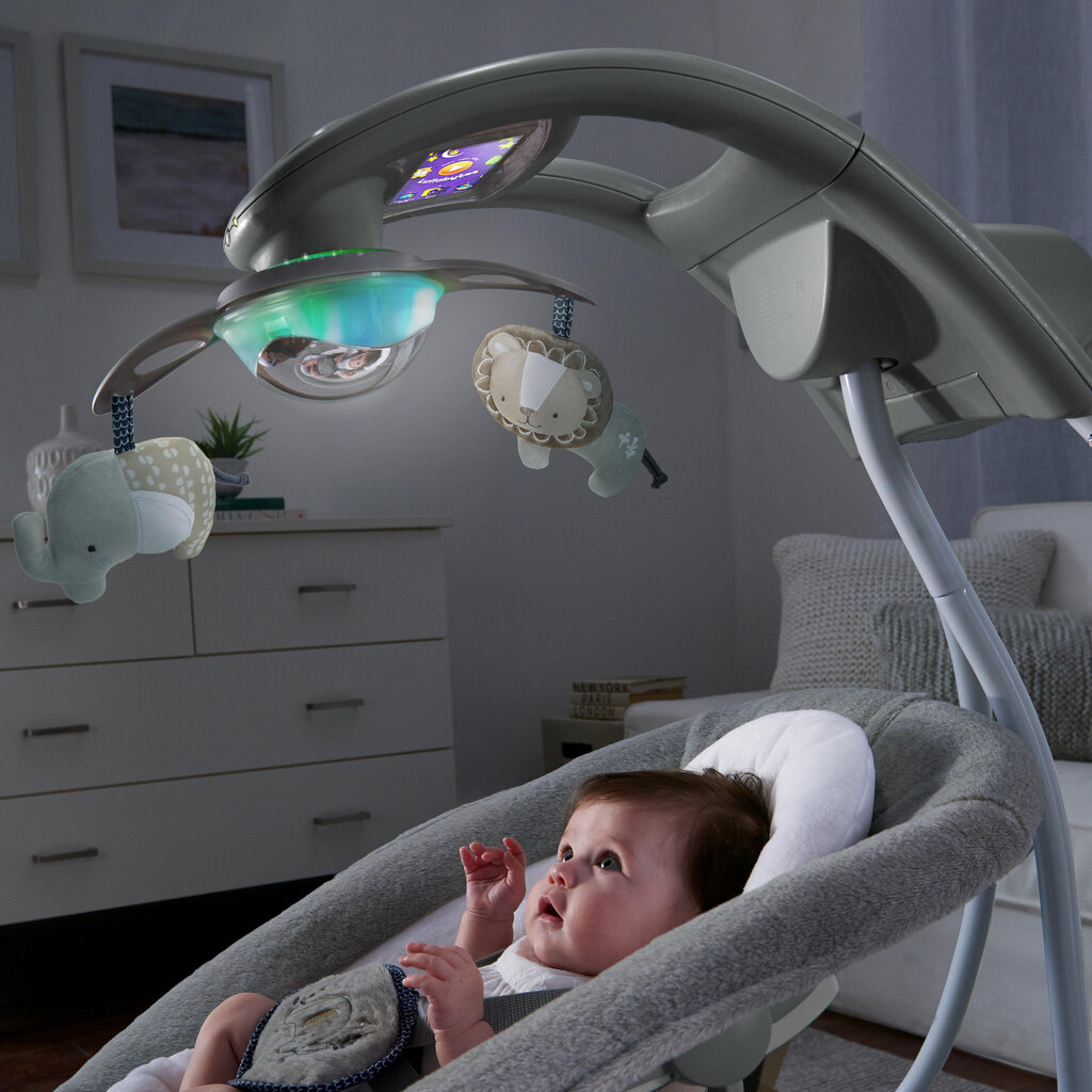 Šūpuļkrēsls Ingenuity Dream Comfort InLighten Pemberton, 12321 цена и информация | Bērnu šūpuļkrēsliņi | 220.lv