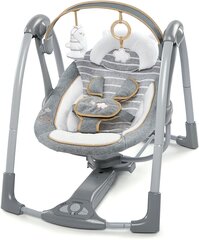 Šūpuļkrēsls Ingenuity Boutique Collection Swing &#039;n Go 11023, Grey cena un informācija | Bērnu šūpuļkrēsliņi | 220.lv