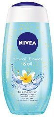 Гель для душа Nivea Hawaii Flower&Oil, 250мл цена и информация | Масла, гели для душа | 220.lv