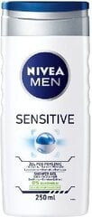 Dušas želeja nivea men 250ml sensitive vīriešu cena un informācija | Dušas želejas, eļļas | 220.lv