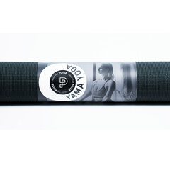 Коврик для йоги Poise Yama Yoga Blackstone, 180x65x0,4 см, черный цена и информация | Коврики для йоги, фитнеса | 220.lv