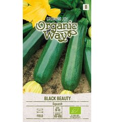 Цукини Black Beauty Organic Way, 1.0 г цена и информация | Семена овощей, ягод | 220.lv