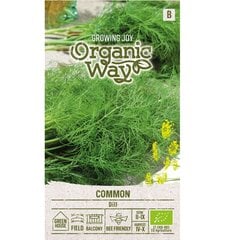 Укроп Common Organic Way, 3.0 г цена и информация | Семена овощей, ягод | 220.lv