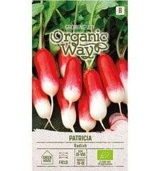 Редис съедобный Patricia Organic Way, 2.0 г цена и информация | Семена овощей, ягод | 220.lv