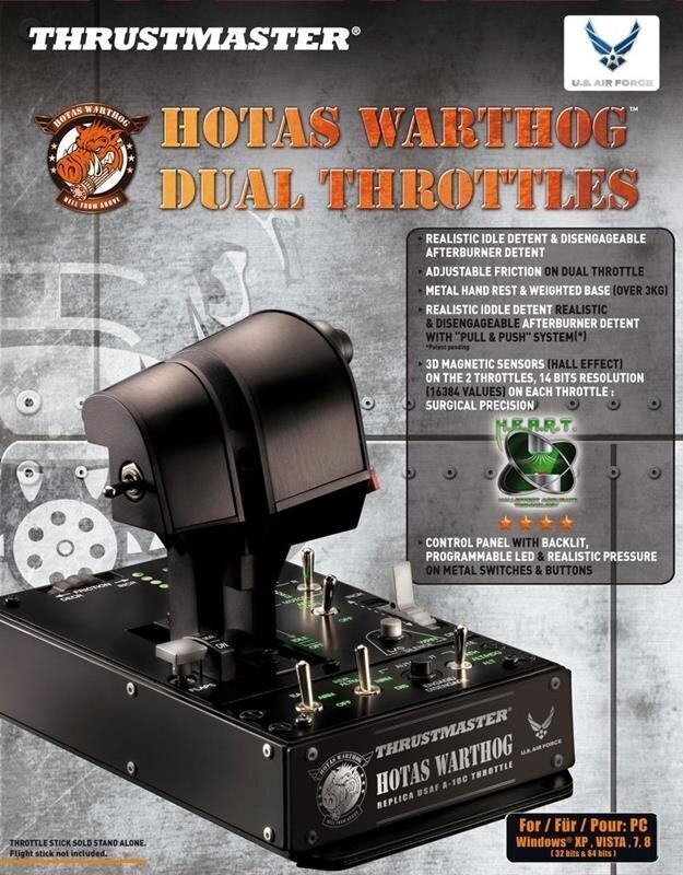 Thrustmaster Throttle 2960739 cena un informācija | Spēļu kontrolieri | 220.lv