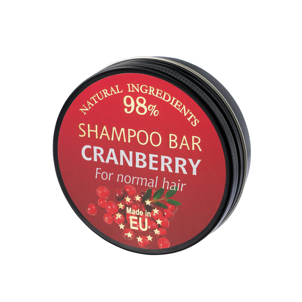 Cietais šampūns “CRANBERRY” Saules Fabrika, 60 g цена и информация | Šampūni | 220.lv