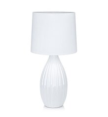 Lampa Stephanie, balta cena un informācija | Galda lampas | 220.lv