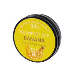 Нежный твердый шампунь Banana от Saules Fabrika, 60г цена и информация | Шампуни | 220.lv