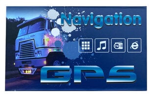 Navigācija Mediatek 705 (7", iGO, microSD, FM, MP4, FM, E-Book, 8GB, 256MB RAM), melna cena un informācija | Auto GPS | 220.lv