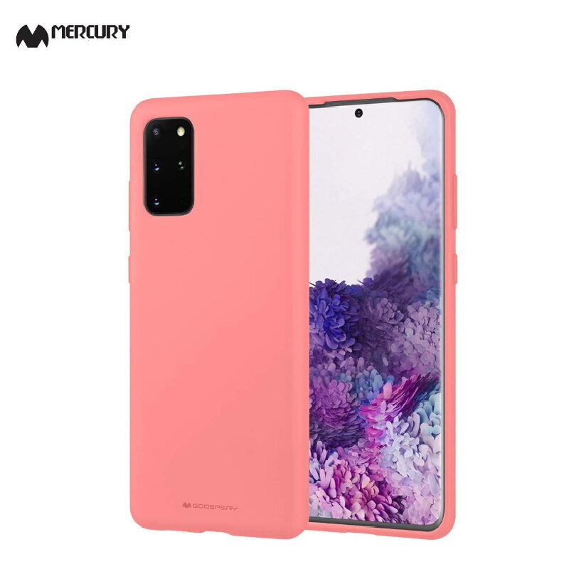 Mercury Soft feeling Super Plāns TPU Matētas virsmas aizmugures maks-apvalks priekš Samsung Galaxy S20+ (G985) Rozā cena un informācija | Telefonu vāciņi, maciņi | 220.lv