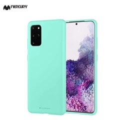 Mercury Soft feeling Super Plāns TPU Matētas virsmas aizmugures maks-apvalks priekš Samsung Galaxy S20+ (G985) Piparmētru zaļš cena un informācija | Telefonu vāciņi, maciņi | 220.lv