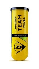 Tenisa bumbiņas DUNLOP TEAM Padel 3pet cena un informācija | Dunlop Teniss | 220.lv