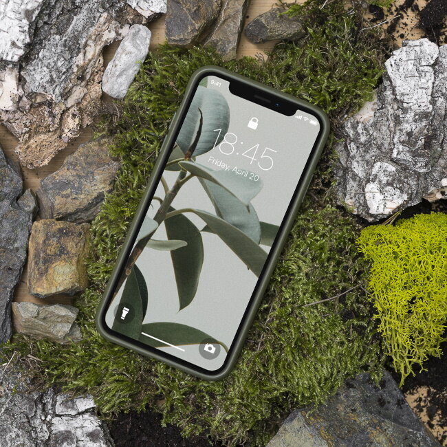 Forever BIOIO Bioloģiski noārdāms un videi draudzīgs aizmugures vāciņš priekš Apple iPhone X / Xs Zaļš цена и информация | Telefonu vāciņi, maciņi | 220.lv