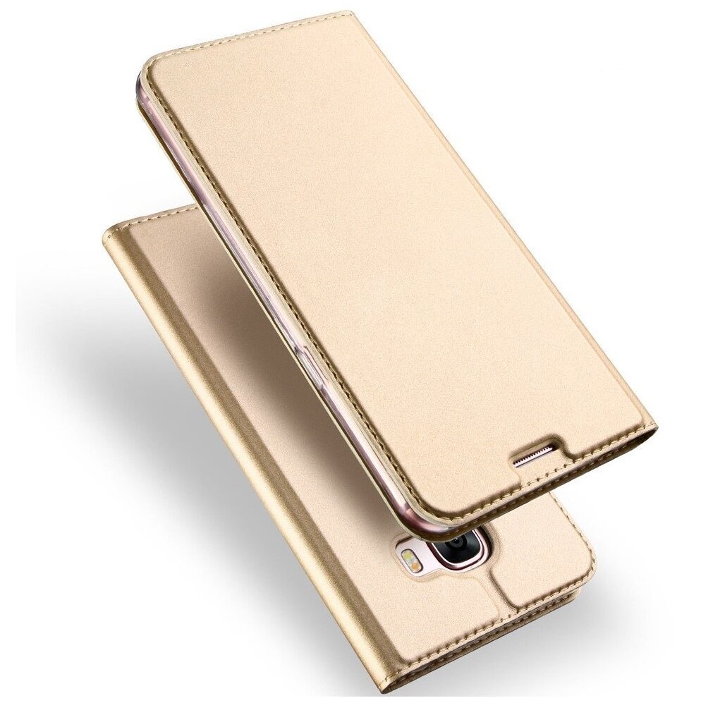 Dux Ducis Premium Magnet Case Grāmatveida Maks Telefonam Samsung M21 / M30S Zeltains cena un informācija | Telefonu vāciņi, maciņi | 220.lv