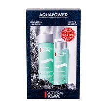 Komplekts vīriešiem Biotherm Aquapower Homme: losjons pēc skūšanās 200 ml + sejas krēms 75 ml cena un informācija | Skūšanās piederumi, kosmētika | 220.lv