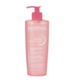 Attīrošs sejas gels Bioderma Sensibio, 500 ml cena un informācija | Sejas ādas kopšana | 220.lv