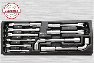 Komplekts - atslēgas liektiem cauruļvadiem, 10 gab. cena un informācija | Rokas instrumenti | 220.lv