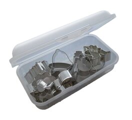 Формочки для пряников, в пластмассовой коробке, 10 шт. цена и информация | Формы, посуда для выпечки | 220.lv