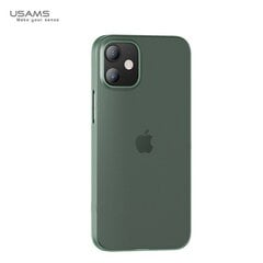 Usams US-BH608 Gentle серии чехол-крышка для Apple iPhone 12 mini Прозрачно-зеленый цена и информация | Чехлы для телефонов | 220.lv