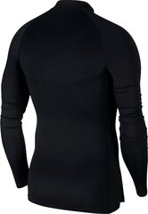 Tops sportam Vīrieši Nike Pro LS Tight Mock, Melns цена и информация | Мужское термобелье | 220.lv