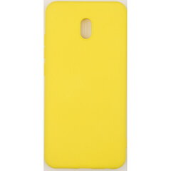 Evelatus Soft Touch Silicone Case, piemērots Xiaomi Redmi 8A, dzeltens cena un informācija | Telefonu vāciņi, maciņi | 220.lv