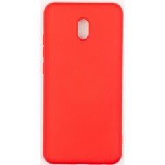 Evelatus Soft Touch Silicone Case, piemērots Xiaomi Redmi 8A, sarkans cena un informācija | Telefonu vāciņi, maciņi | 220.lv