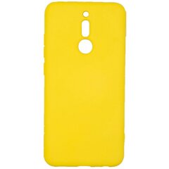 Evelatus Soft Touch Silicone Case, piemērots Xiaomi Redmi 8, dzeltens cena un informācija | Telefonu vāciņi, maciņi | 220.lv