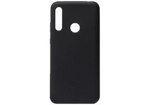 Evelatus Soft Touch Silicone Case, piemērots Huawei P40 Lite E, melns cena un informācija | Telefonu vāciņi, maciņi | 220.lv