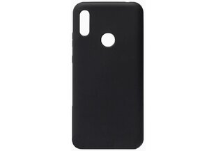 Evelatus Soft Touch Silicone Case, piemērots Huawei Y6S, melns cena un informācija | Telefonu vāciņi, maciņi | 220.lv