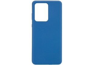 Evelatus Soft Touch Silicone Case, piemērots Samsung Galaxy S20 Ultra, zils цена и информация | Чехлы для телефонов | 220.lv