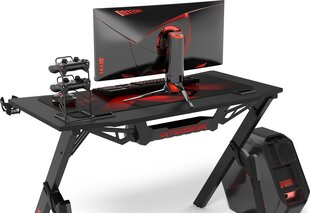 Стол игровой Ultradesk Action V2, черный цена и информация | Компьютерные, письменные столы | 220.lv