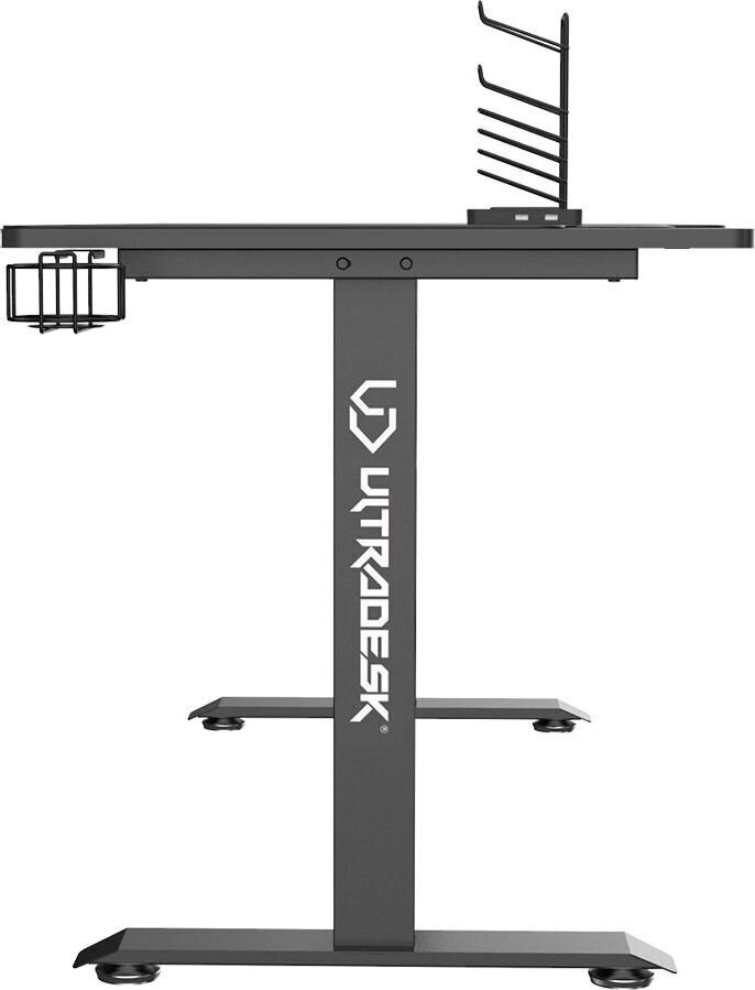 Spēļu galds Ultradesk Momentum, melns cena un informācija | Datorgaldi, rakstāmgaldi, biroja galdi | 220.lv