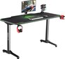 Spēļu galds Ultradesk Frag, melns/zaļš cena un informācija | Datorgaldi, rakstāmgaldi, biroja galdi | 220.lv