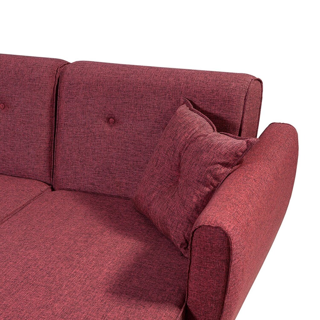 Stūra dīvāns Artie Aqua, sarkans цена и информация | Stūra dīvāni | 220.lv