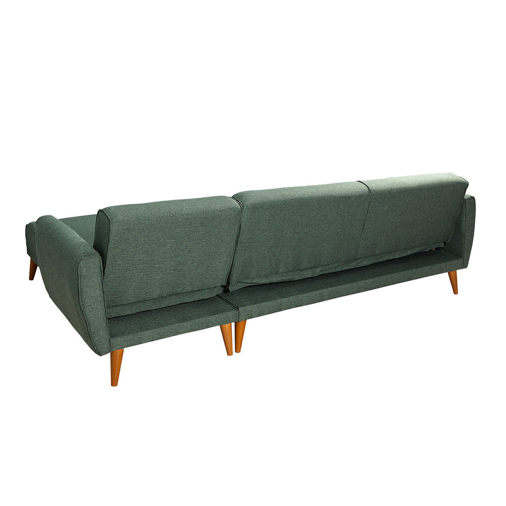 Stūra dīvāns Artie Aria, zaļš цена и информация | Stūra dīvāni | 220.lv