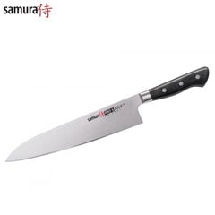 Кухонный нож Шевповора Samura PRO-S, 240mm из AUS 8 Японской стали 58 HRC цена и информация | Ножи и аксессуары для них | 220.lv